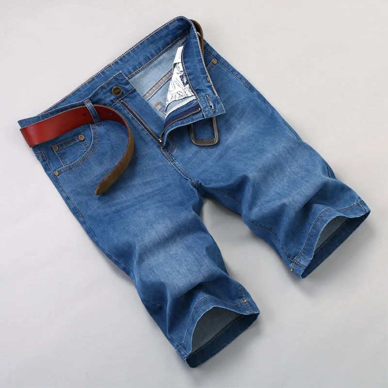 48 Plus Size Baggy Jeans Denim Jeans Mens Shorts Jeans High Quality Casual Pants Denim Trousers Summer Fashion Male New 2021