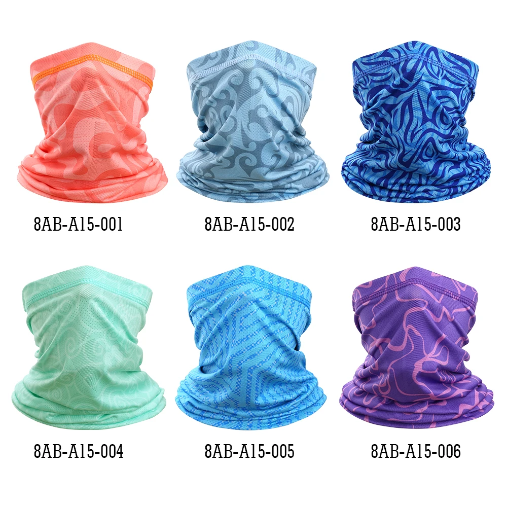 

Summer Neck Gaiter Breathable Tube Scarf Half Face Cover Soft Stretch Bandana Elastic Quick Dry Headband Balaclava Scarves Women
