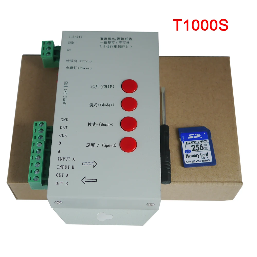 Новый светодиодный пиксельный контроллер постоянного тока 5 ~ 24 В для LPD6803 WS2811 WS2801