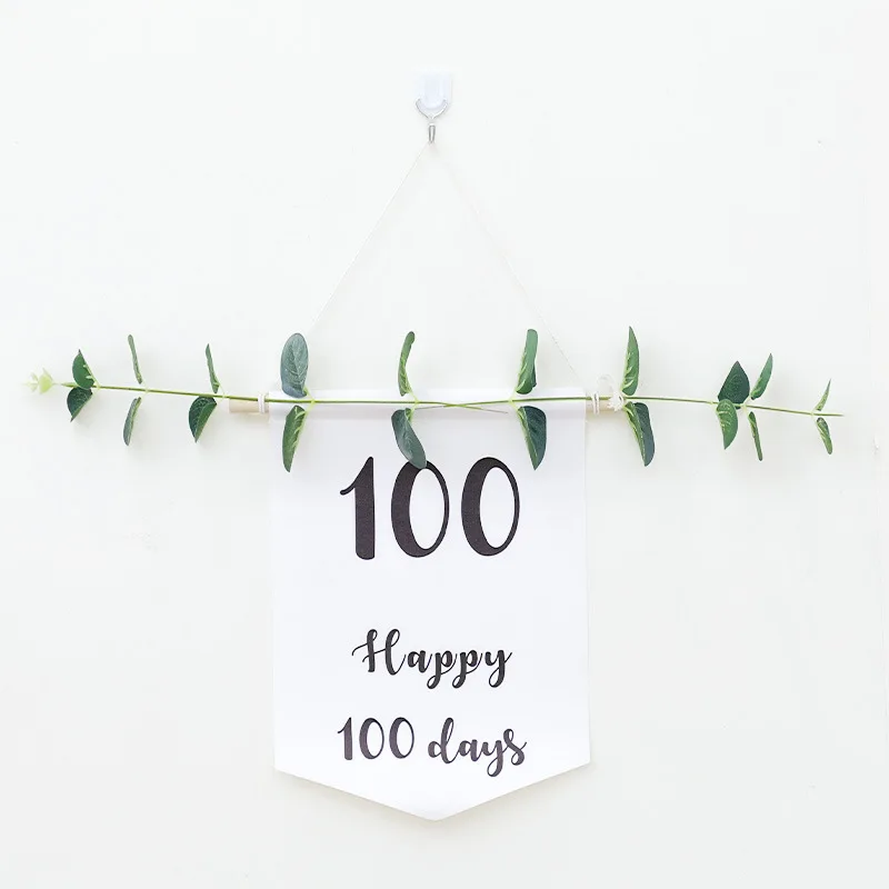 Белая Гирлянда-баннер на день рождения 1-9 лет |