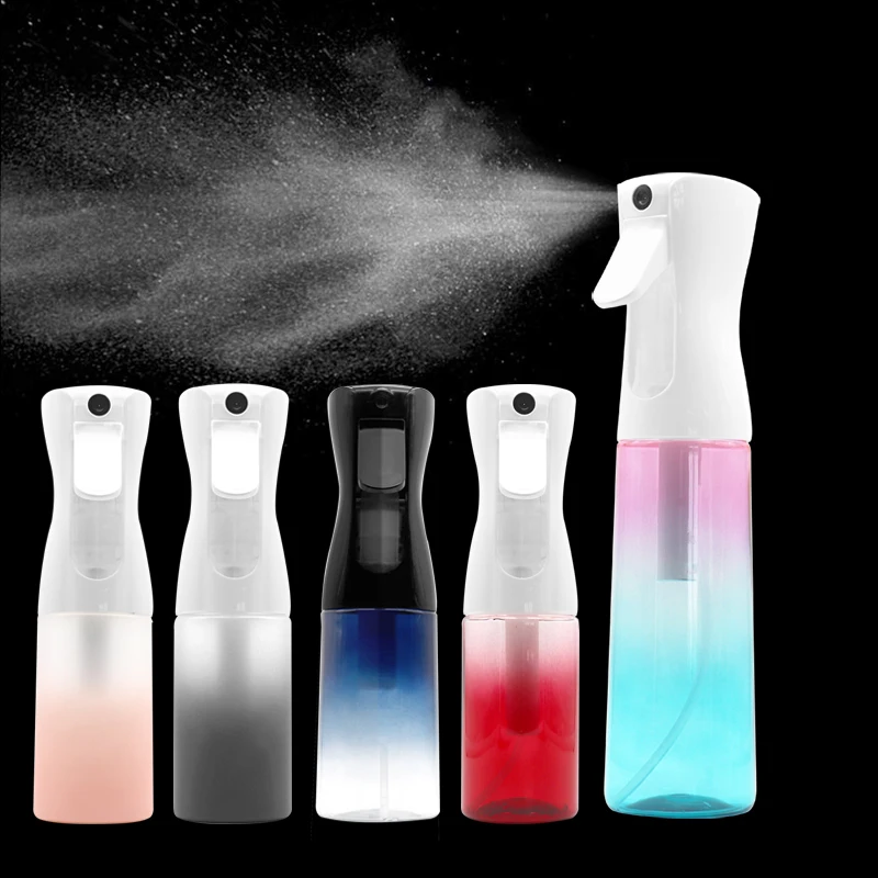 High Pressure Continuous Mist Liquid Refillable Empty Spray Bottles Water Alcohol Bottle Pro Salon Hairstyling Tool | Красота и