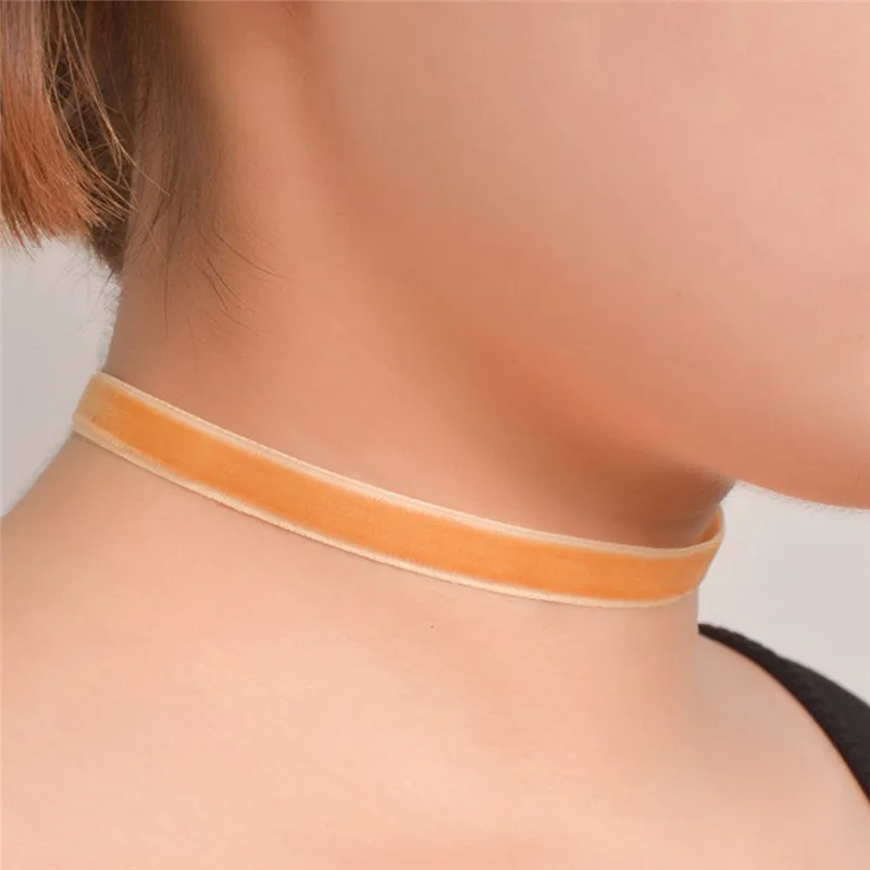

Choker Necklace Black Lace Velvet Strip Woman Collar Party Jewelry Neck Accessories Chokers Handcrafted Chain Necklace