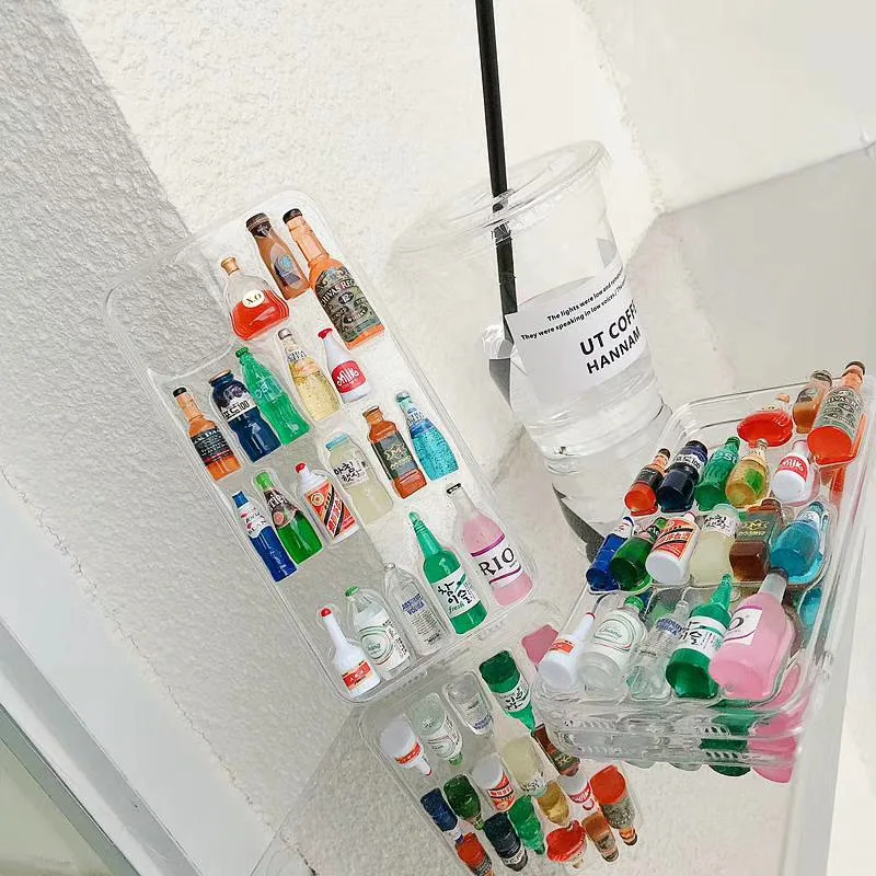 INS 3D Забавный Летний милый мягкий чехол для телефона с пивной бутылкой iphone X XR XS 11