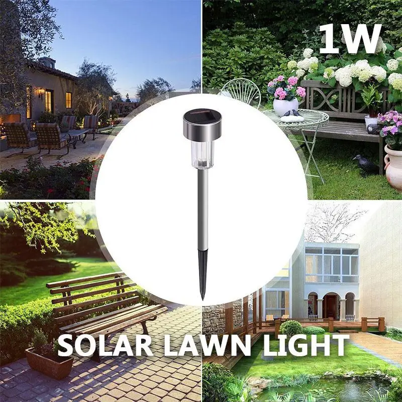 

Landscape Lights Lawn Light Eco-Friendly Durable Solar 4.5*29.5 Cm Security Lamp Garden Atmosphere Lawn Lamp Home Colorful