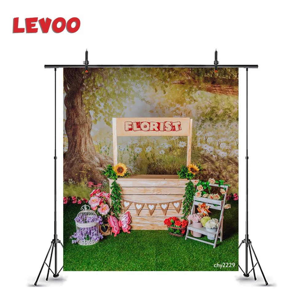 

LEVOO Фотокабины фон Весна семена цветов стенд трава цветы фотографии фон для фотостудии фотозонт съемки реквизит виниловые обои