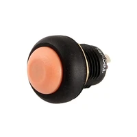 5 pieces 12mm orange head waterproof plastic push button switch electrical switch