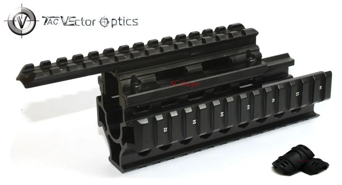 Вектор Оптика Тактический AK 47/74 рис Handguard Quad Системы крепление Железнодорожный Обложка гвардии Gun аксессуары