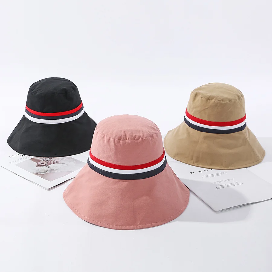 Панама для мужчин и женщин классическая шляпа от солнца чёрная белая Радужная