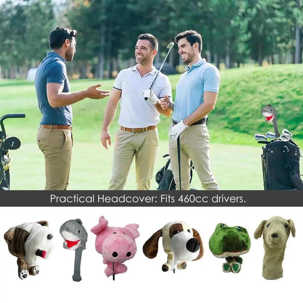 

Golf Driver Head Cover Club Hugger Animal Plush Club Headcover