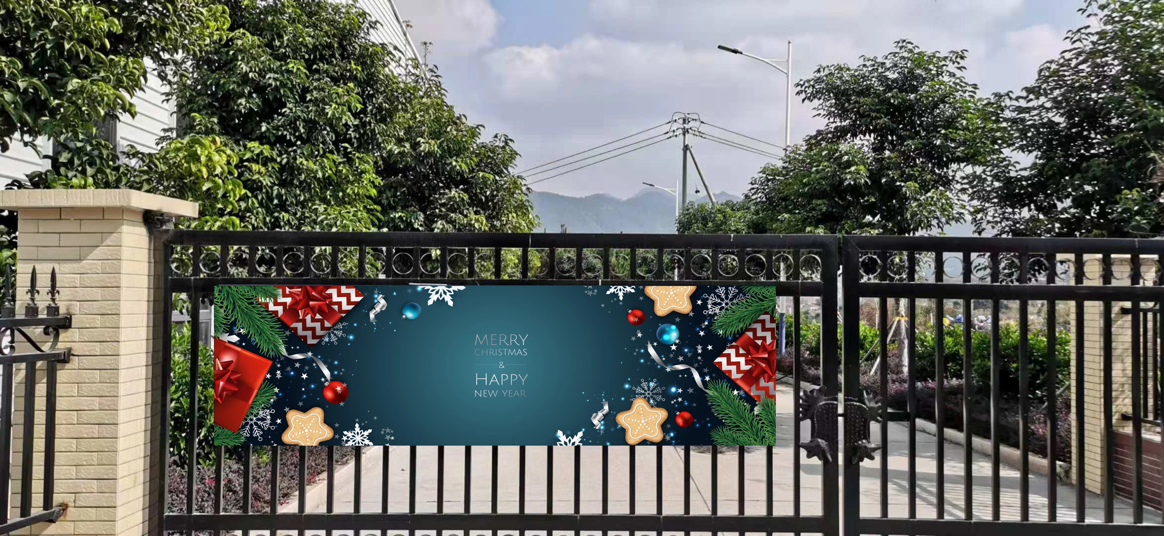 Рекламный гибкий баннер из ПВХ на заказ|Флаги баннеры и аксессуары| |