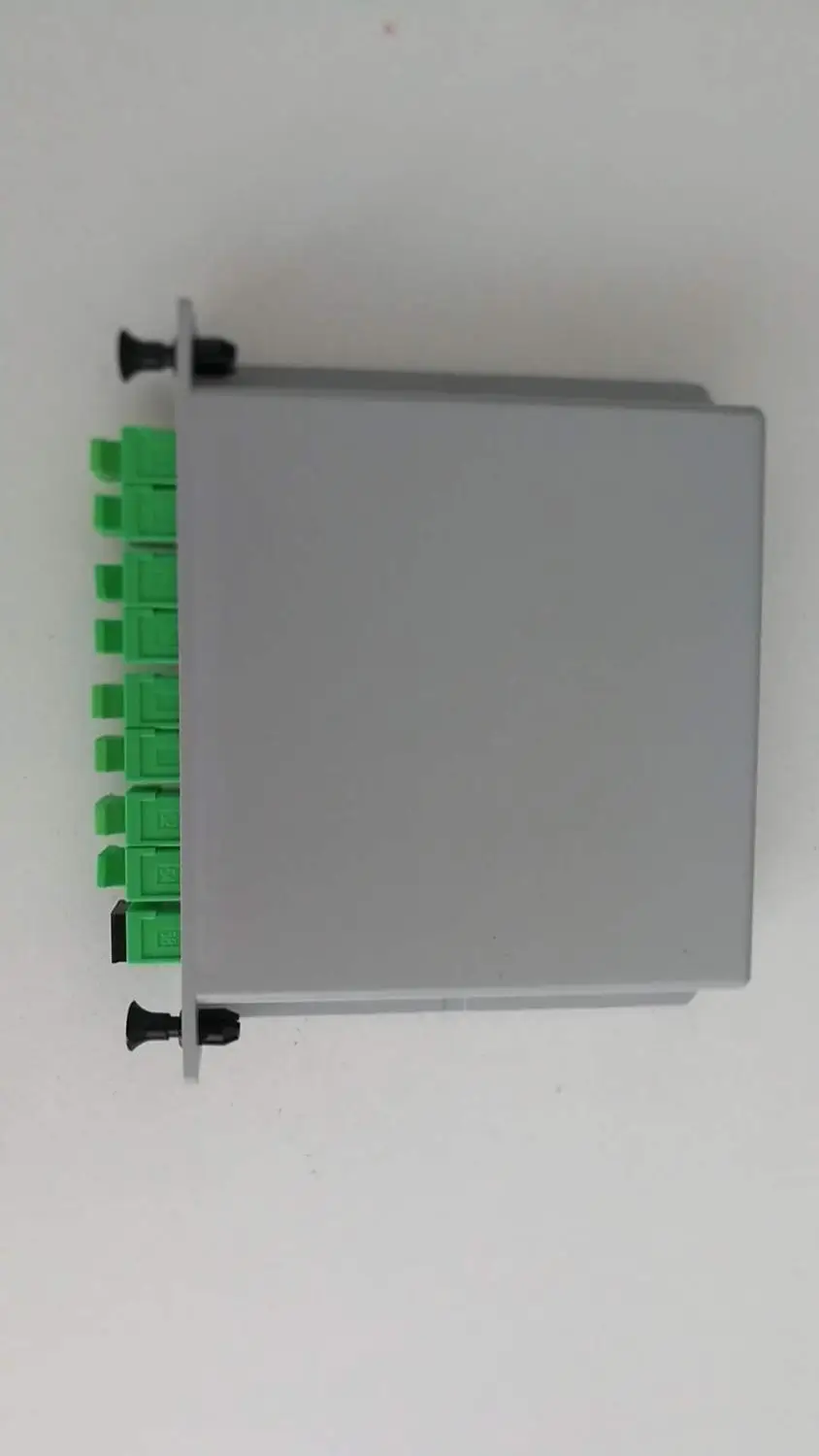 10 шт./лот 1X8 SC APC Сплиттер Волоконно-оптическая коробка FTTH PLC сплиттер коробка с 1X8 плоский волновод Тип оптический сплиттер