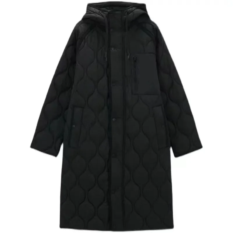 Женская толстовка с капюшоном зимняя теплая длинная куртка оверсайз винтажная