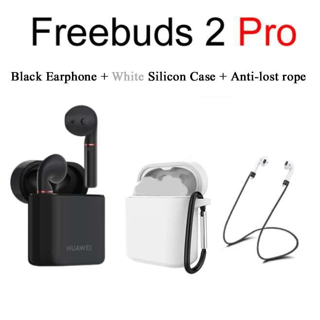 2 Pro-Blk n WCS N CB Huawei Freebuds 2 Pro Freebuds 2 беспроводные наушники Bluetooth с микрофоном Музыка сенсорный водонепроницаемый гарнитура двойной кран управление - Цвет: 2 Pro-Blk n WCS N CB