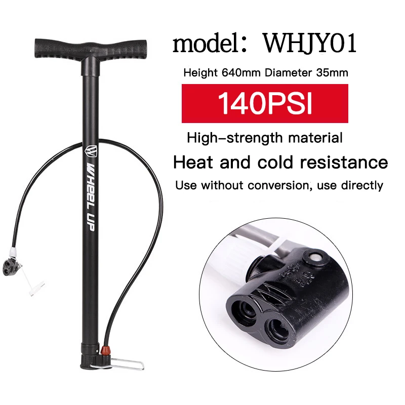 Колесный Портативный мини велосипедный насос высокого давления 120PSI ручной