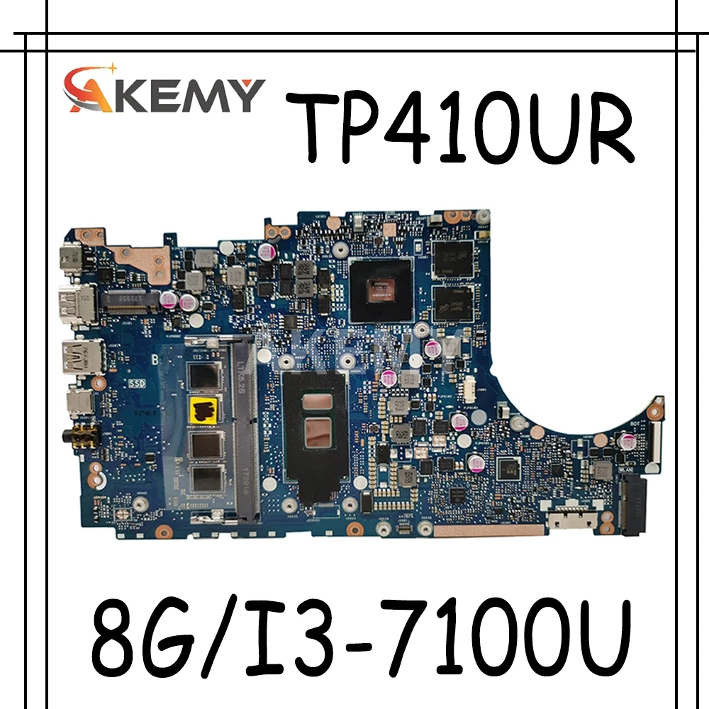 Новинка материнская плата TP410UR 8 Гб RAM/i3 7100U GeForce 930mx для ASUS VivoBook Flip 14 TP410U