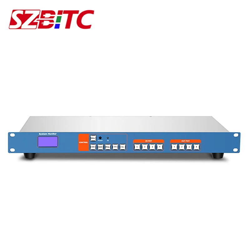 SZBITC 4K HDMI матрица 4x4 переключатель 4 в выхода EDID TCP/IP панель управления с