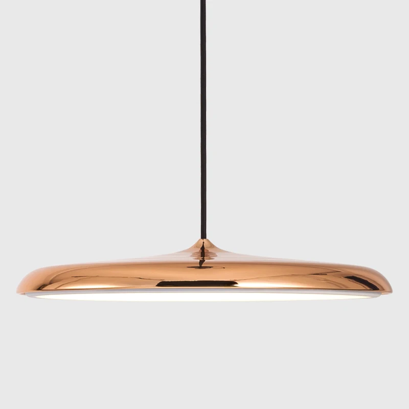 Lustra lampa Скандинавская металлическая летающая тарелка светодиодный подвесной