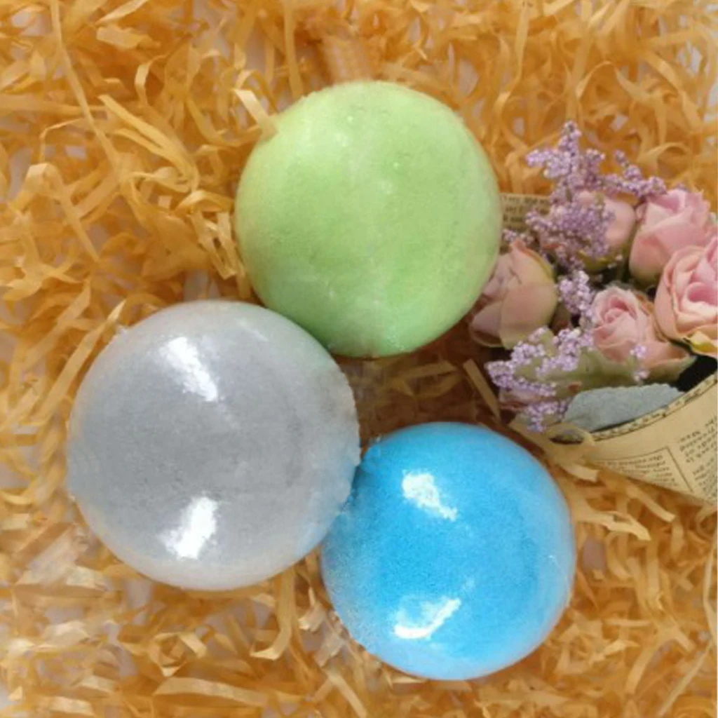 

2pcs Tea Scented Women Bubble Bath Salt Essential Oil Balls Natural Ingredients Moisturize Dry Skin 150g/Ball