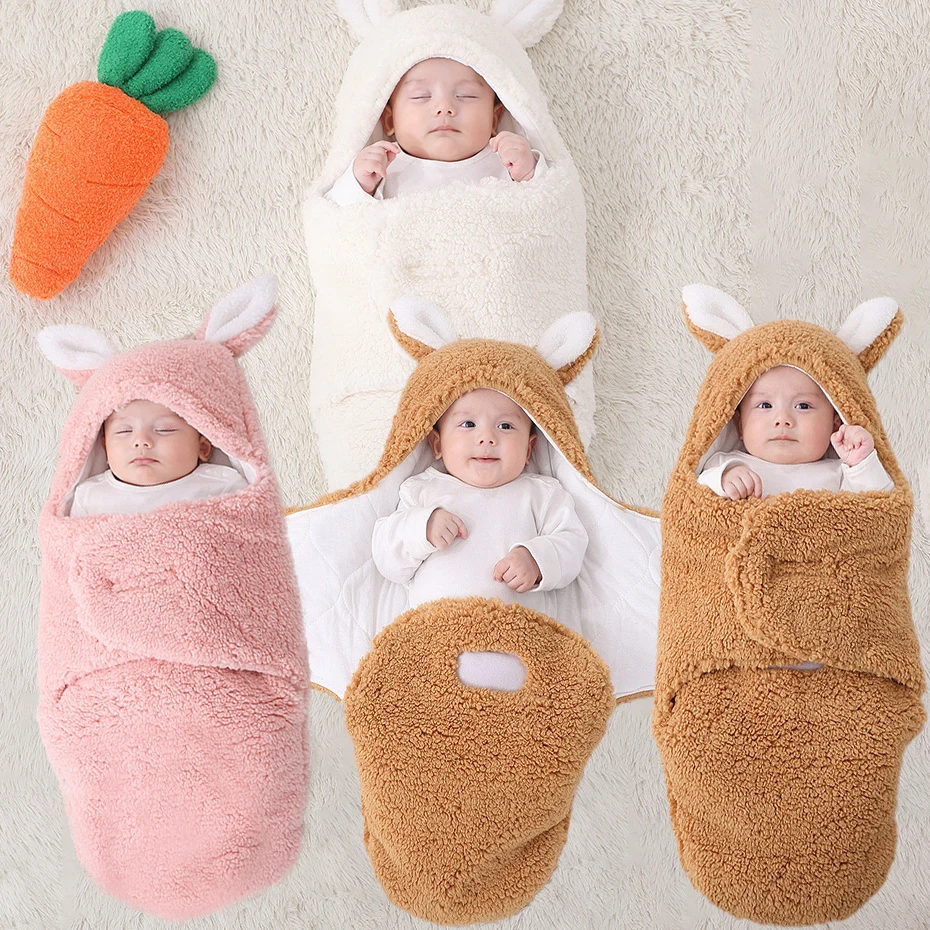 

Baby Sleeping Bag Baby Blanket Swaddling Infant Sleep Sack Cotton Envelope Newborn Cocoon Swaddle Wrap Receiving Blanket 3-9M