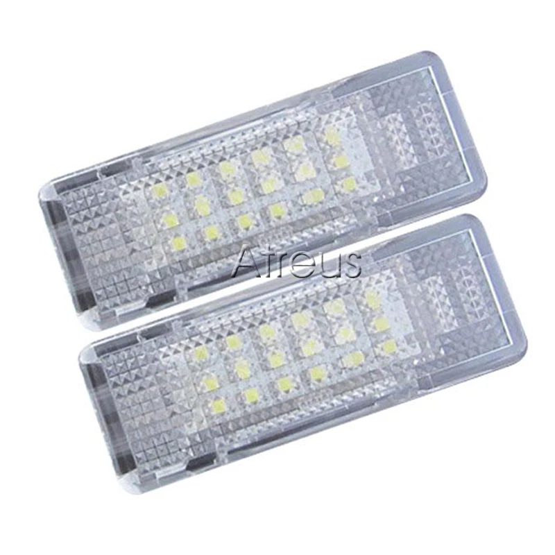 Mutips Car Door Welcome Lights 12V For BMW E53 X5 E39 Z8 E52 Accessories No error 1Pair White SMD3528 LED Courtesy Lamp Bulb Kit |
