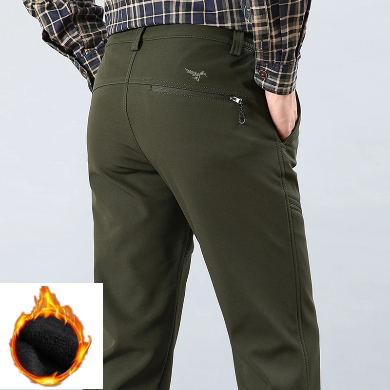 Брюки карго мужские водонепроницаемые мотоциклетные зимние штаны на молнии