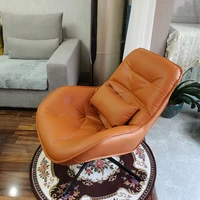 nordic light luxury modern minimalist lazy sofa chair living room bedroom single rotating balcony leisure tiger chair