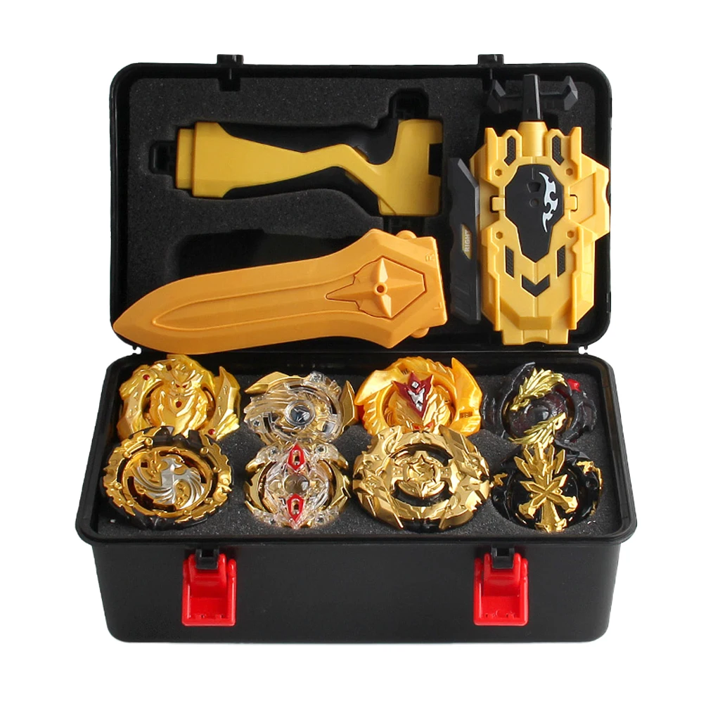 12 шт спиннинговые Топы Burst Grip Launcher Arena Battle Toys роскошные наборы с футляром для