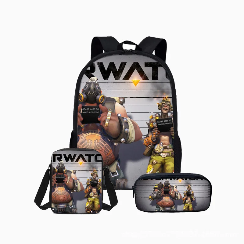 3 шт./компл. школьная сумка для игр подростков мальчиков и девочек детский рюкзак