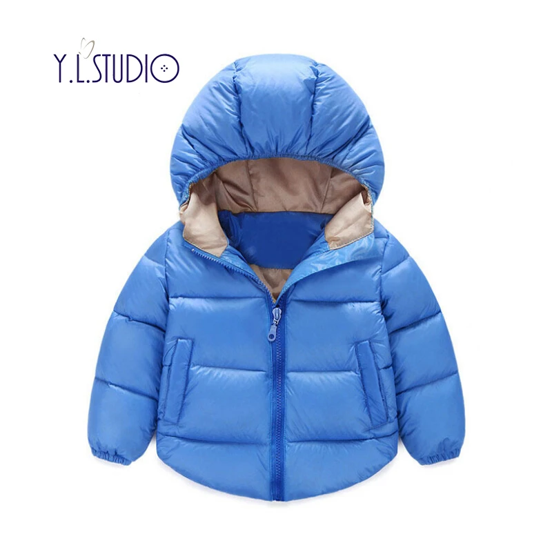 Детская куртка на утином пуху молнии с капюшоном | одежда и обувь