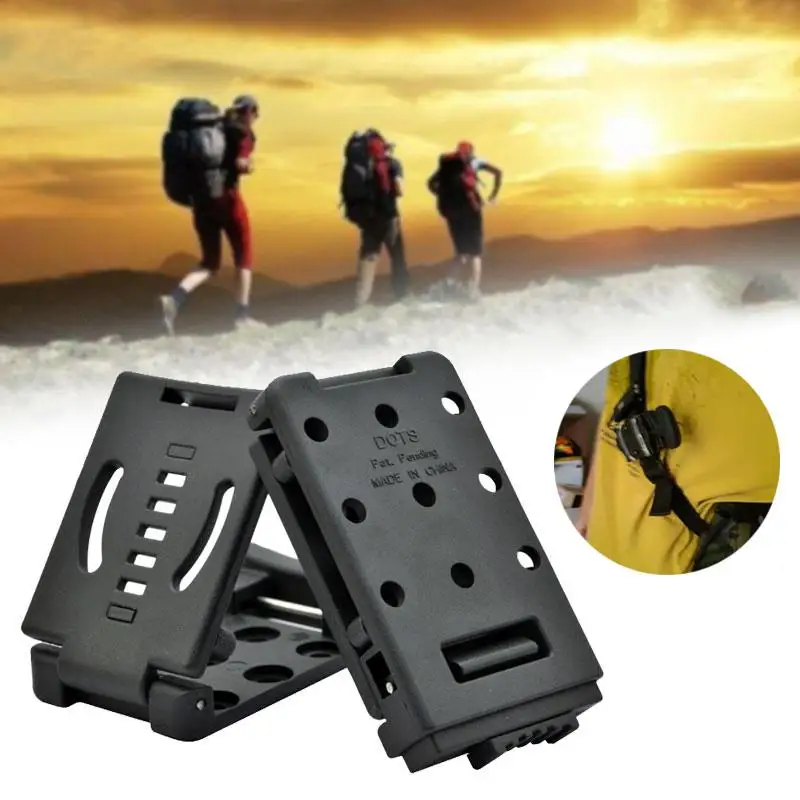 

Multifunction Camping K Sheath Outdoor Belt Clip Black Tool Useful EDC Gear Waist Scabbard Portable
