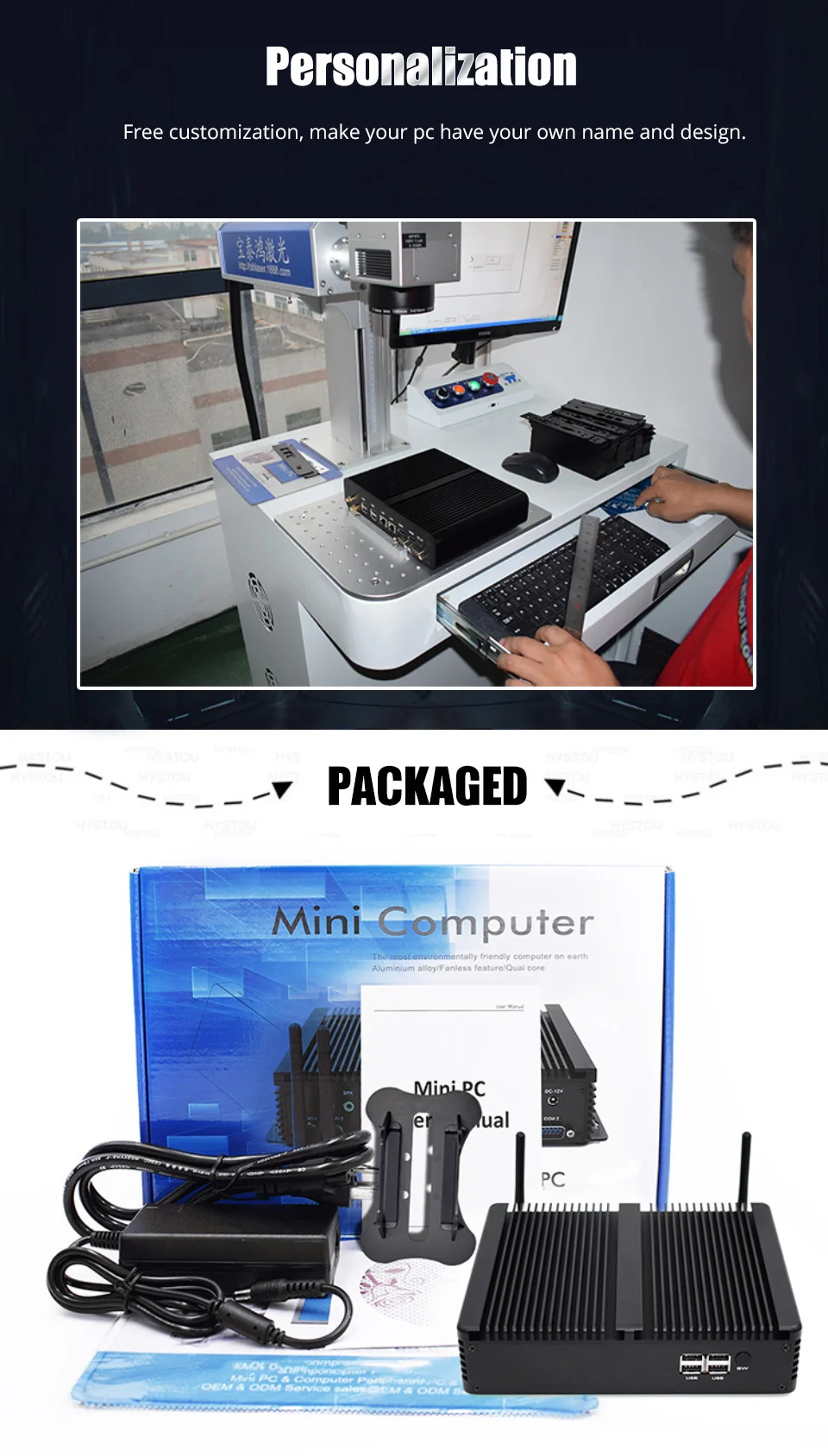 Новейший 8-го поколения четырехъядерный промышленный компьютер i7 8550U безвентиляторный ПК сервер i5 8250U linux HDMI 2,0 DP 3 года гарантии настольный компьютер