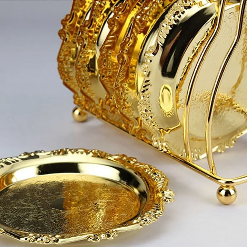 Серия 6 шт горки креативные напитки декоративная рамка Нескользящие