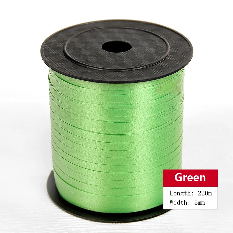 11-Green Воздушные шары ленты лента-лазер для вечерние украшения подарки на день рождения DIY упаковка свадебные украшения фольги атласные ленты аксессуары - Цвет: 11-Green