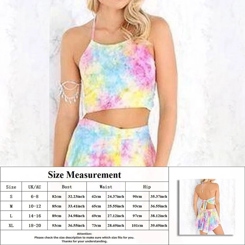 

Dye Two Piece Skirt Set Summer Clothes for Women Cute Matching Sets Sexy Club Outfits Bodycon 2pc set