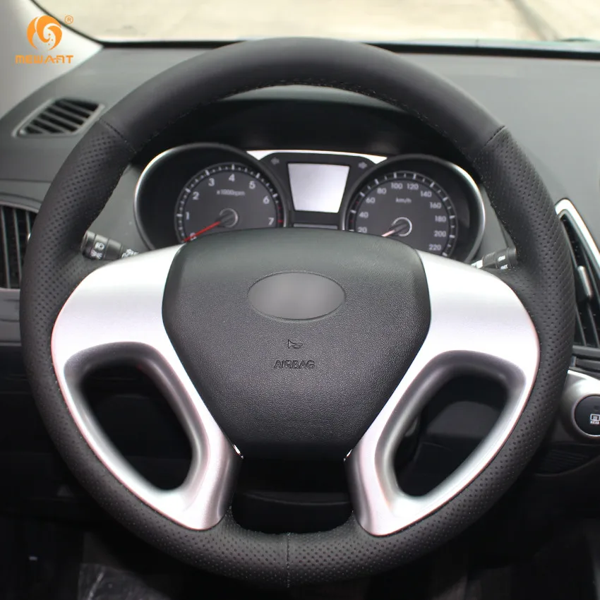 MEWANT для Hyundai ix35 Tucson 2 2011 2012 2013 2014 2015 черная искусственная кожа аксессуары интерьера