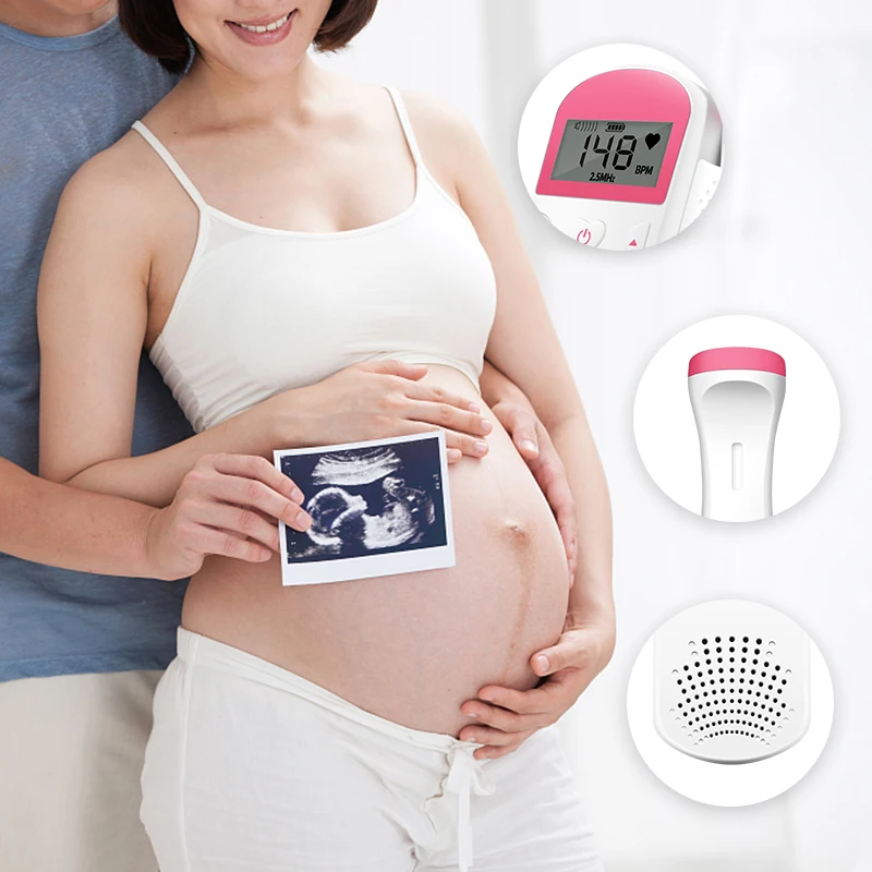 

Doppler Fetal Heartbeat Detector Baby Care The Device Listen To The Baby's Heart Beat Fetal Pregnancy Ultrasound Rate Detection
