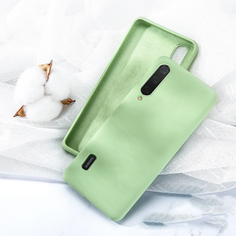 Жидкий силиконовый чехол красный mi Note 7 Pro K20 7A тонкие мягкие чехлы для Xiaomi mi 9 SE 9T mi A3 8 Lite A2 CC9e mi X 3 2s Чехол