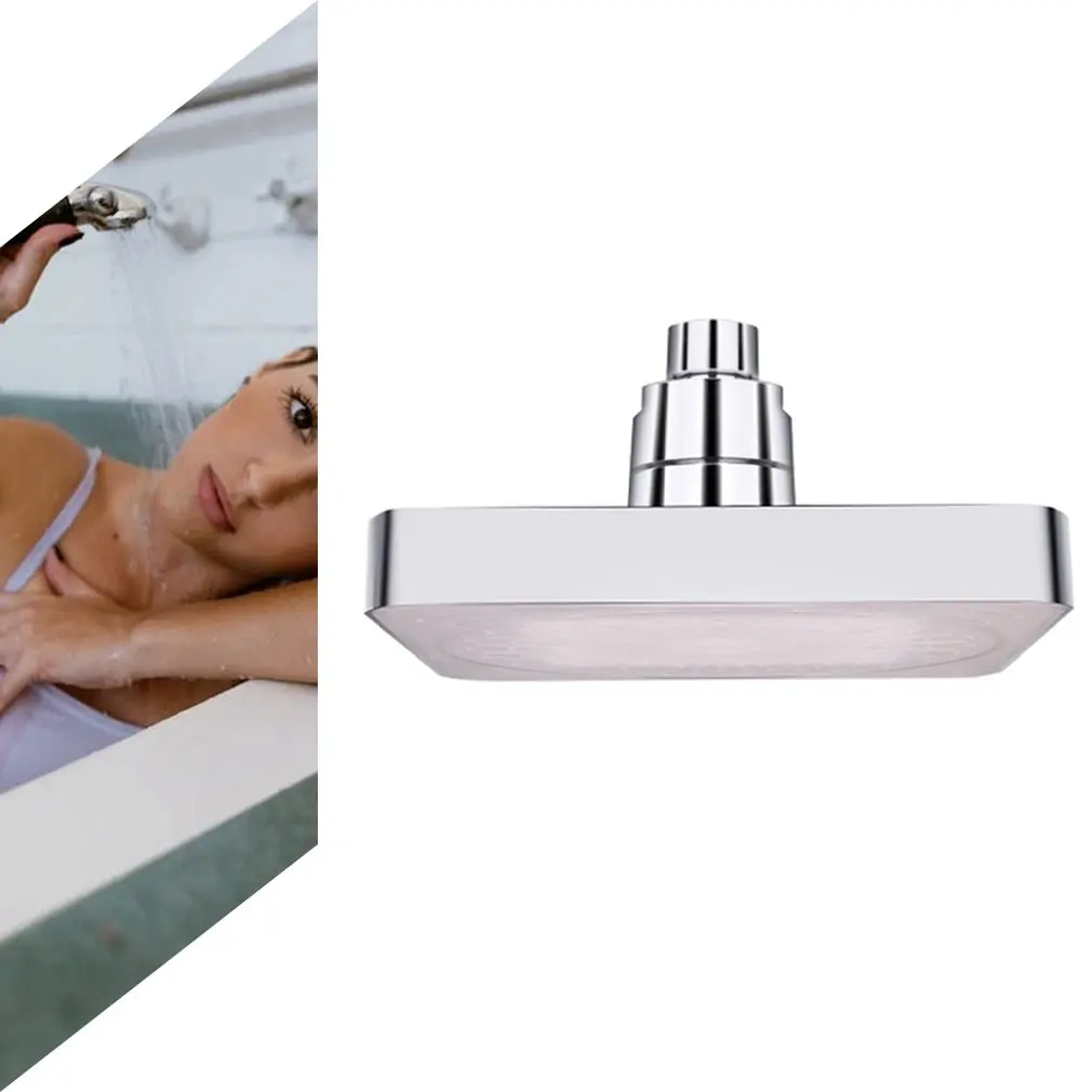 

Durable Beautiful And Practical LED Square Water Bathroom Lamp With Automatic Replacement Rain Shower Head