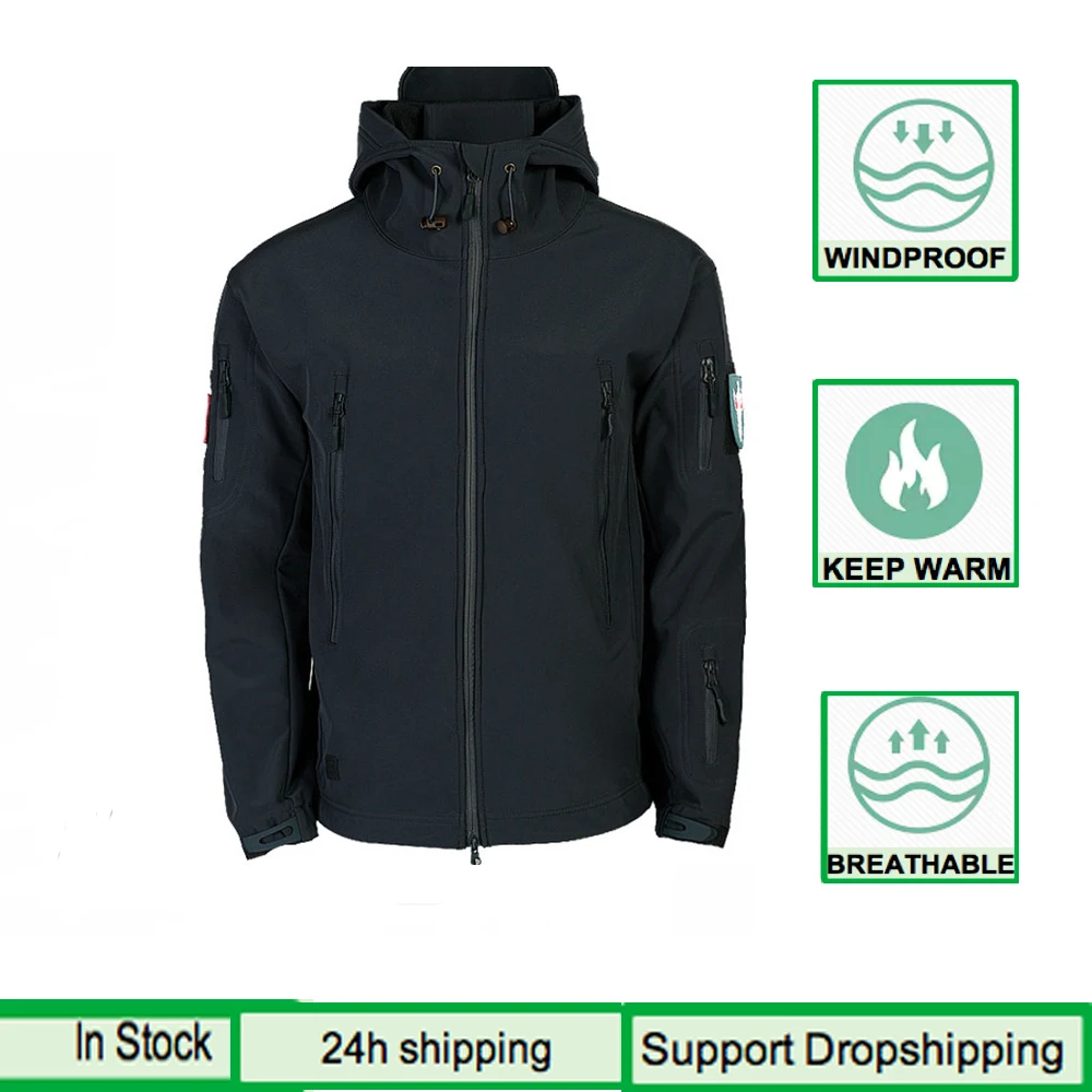

Men Outerwear Lightweight Tactical Jackets Down windbreaker jacket Outdoors Hooded Coat men clothing