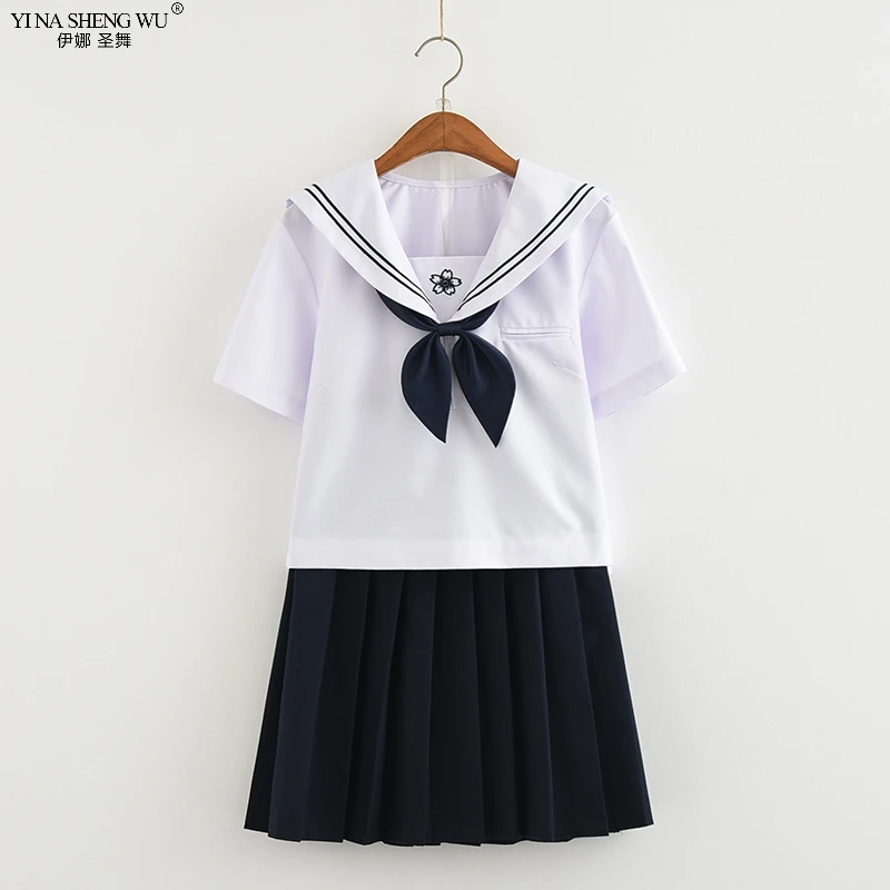 Юбки для школьниц JK модная униформа костюм моряка колледжа плиссированный