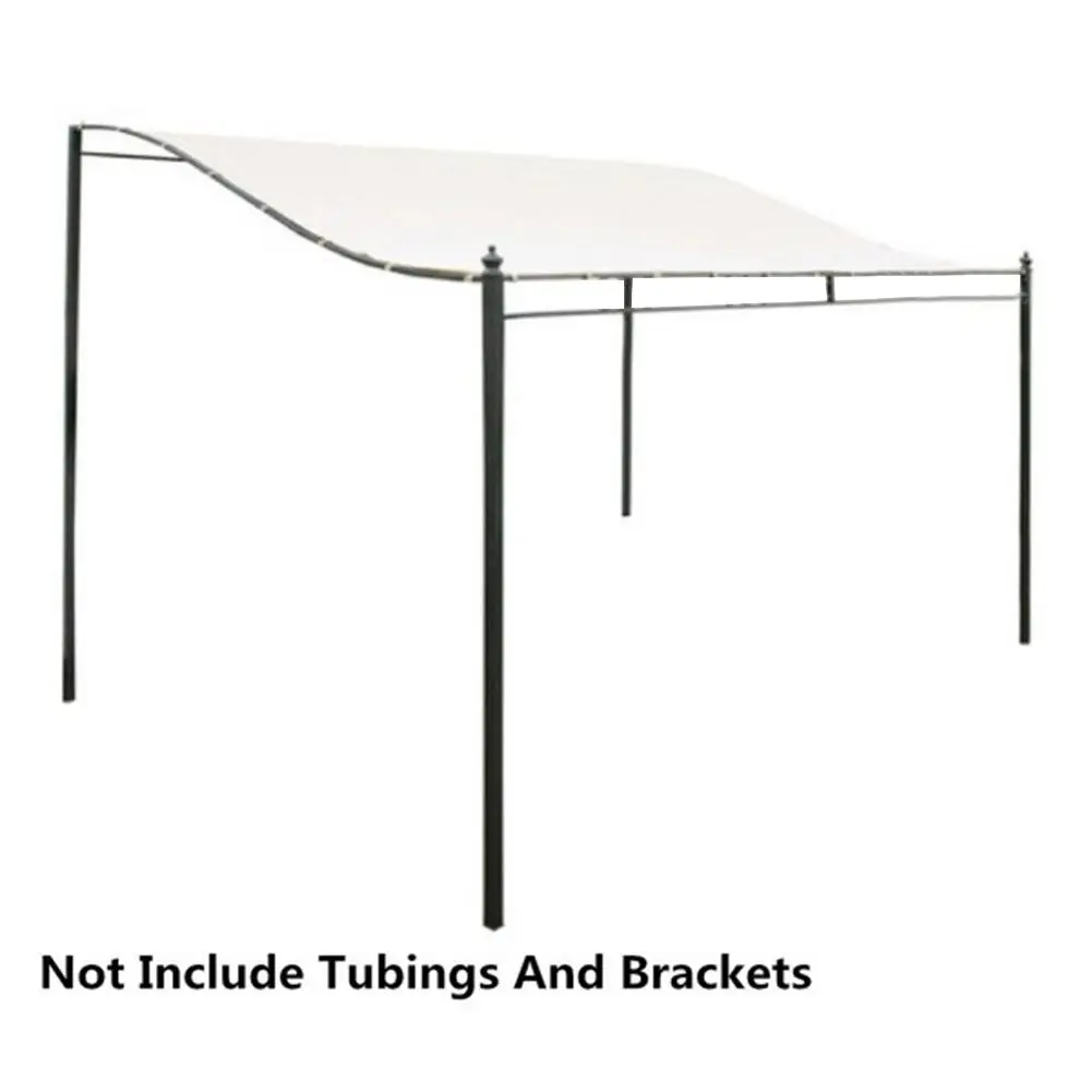 

300D Canvas Waterproof Tent Canopy Top Roof Sun Shelter Cloth Gazebos Garden Replacement Canopy Outdoor Cover Awning Tent Shade
