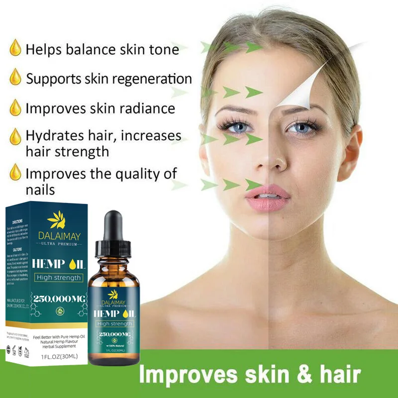 

Natural Organic Hemp Seed Oil Essential Oil Extract For Anxiety & Stress Relief Improve Sleep Soothing Fatigue Body Massage Oil