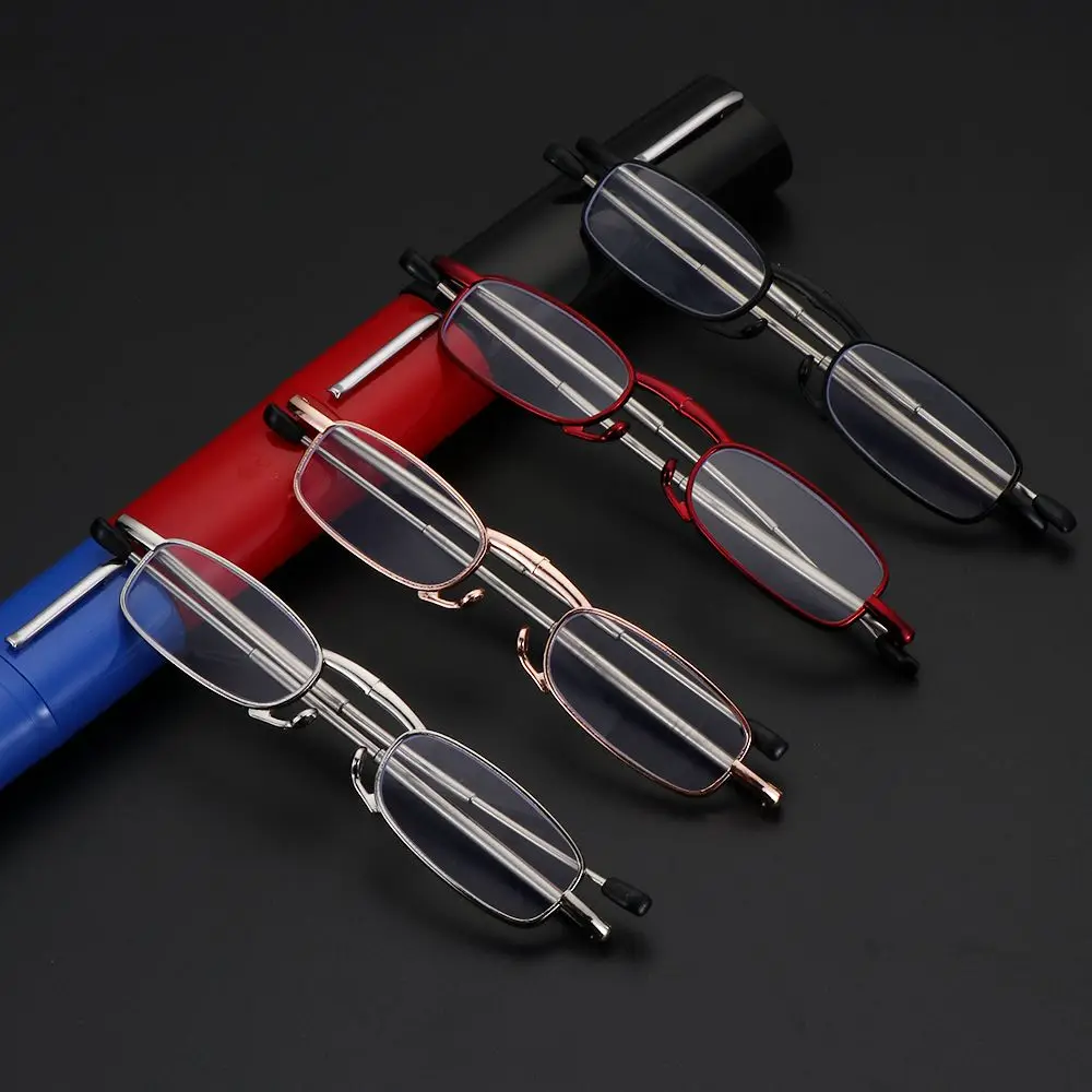 Легкие складные очки для чтения с футляром легкие защитой от глаз компьютерные