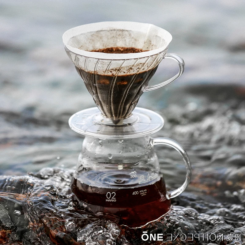Hario V60 стеклянный кофейник в форме облака многоразовый чайник для кофе