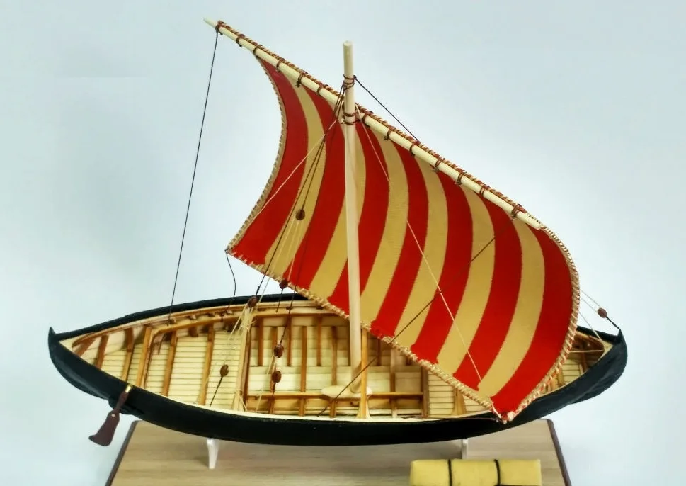 Комплект для сборки модели парусника 1:72 Viking Knarr деревянные строительные наборы