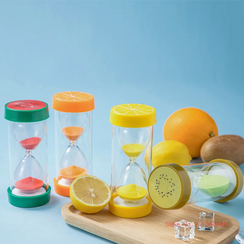 

Детские часы на день рождения, настольные часы, пластиковые песочные часы с защитой от падения, таймер на 30 минут, офисные аксессуары, декор ...