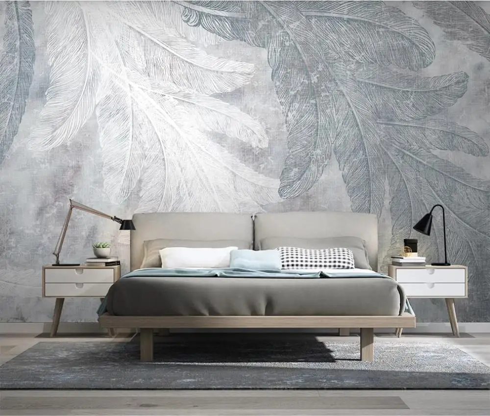 Пользовательские 3D фото обои росписи Скандинавский современный минималистичный