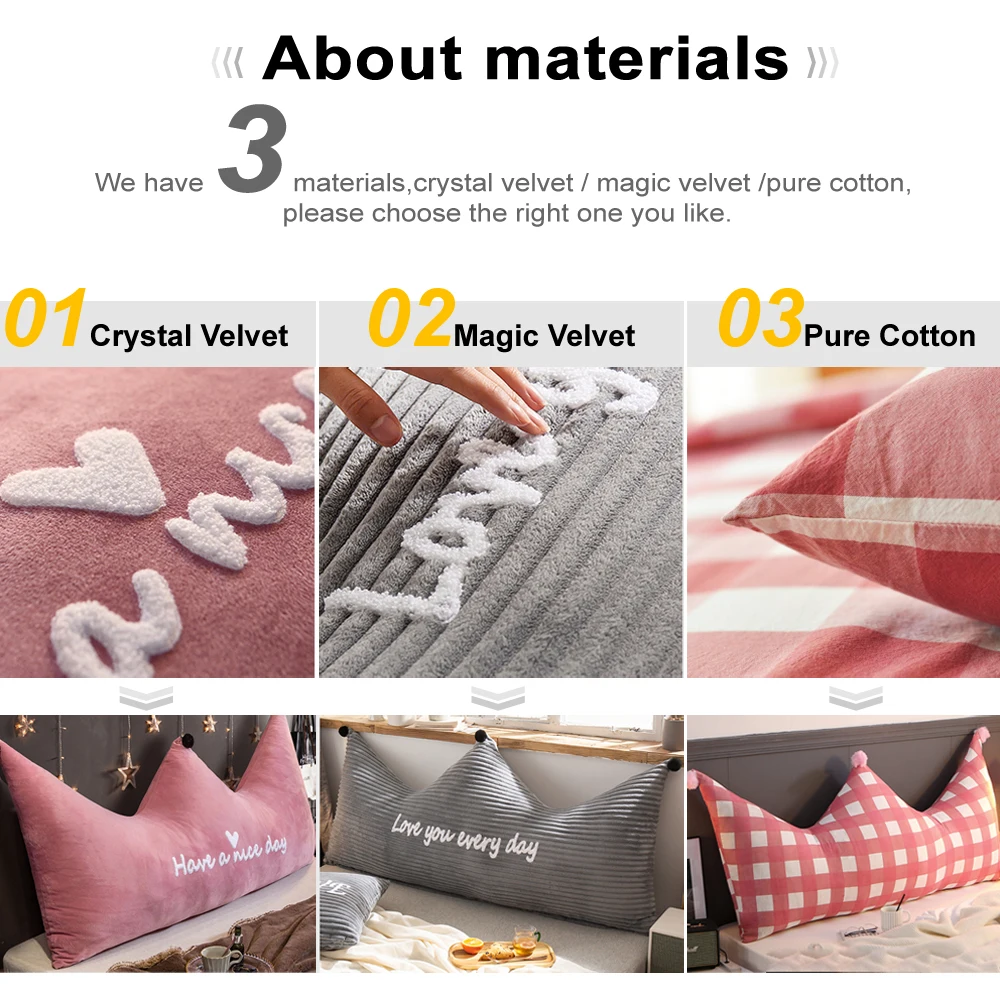 Высококачественная Роскошная простая розовая наволочка для кровати без