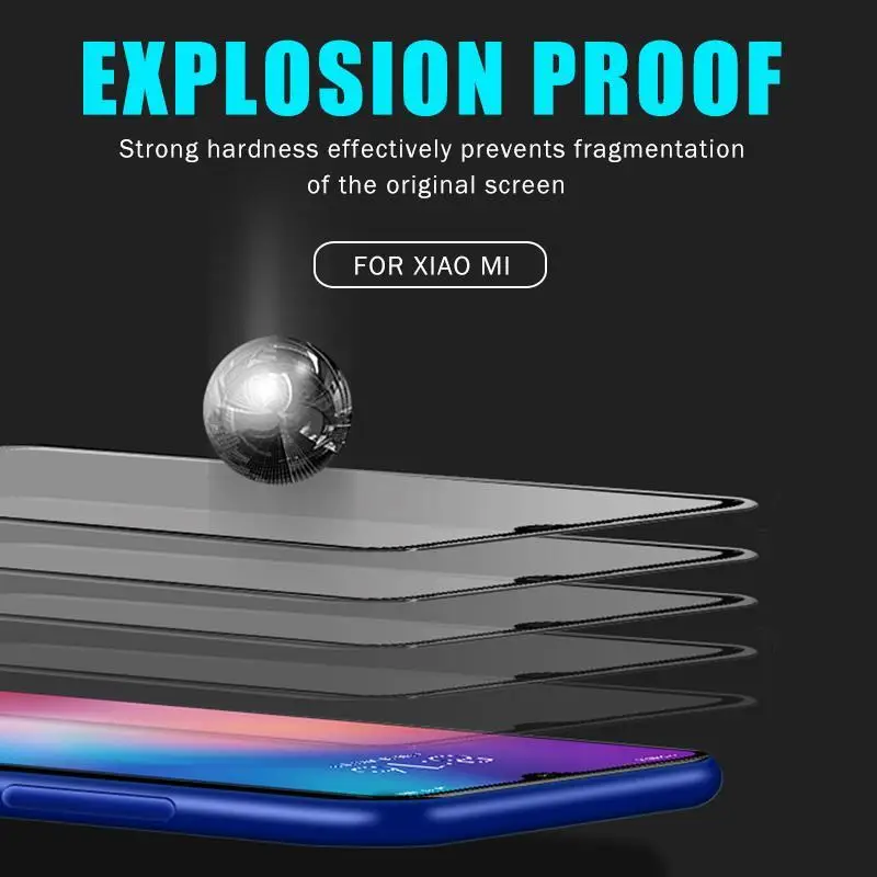Закаленное стекло 9D для Xiaomi Mi 9 SE A3 lite CC9 9T Redmi K20 note8 Pro Note 8 7 6 пленка защиты экрана от