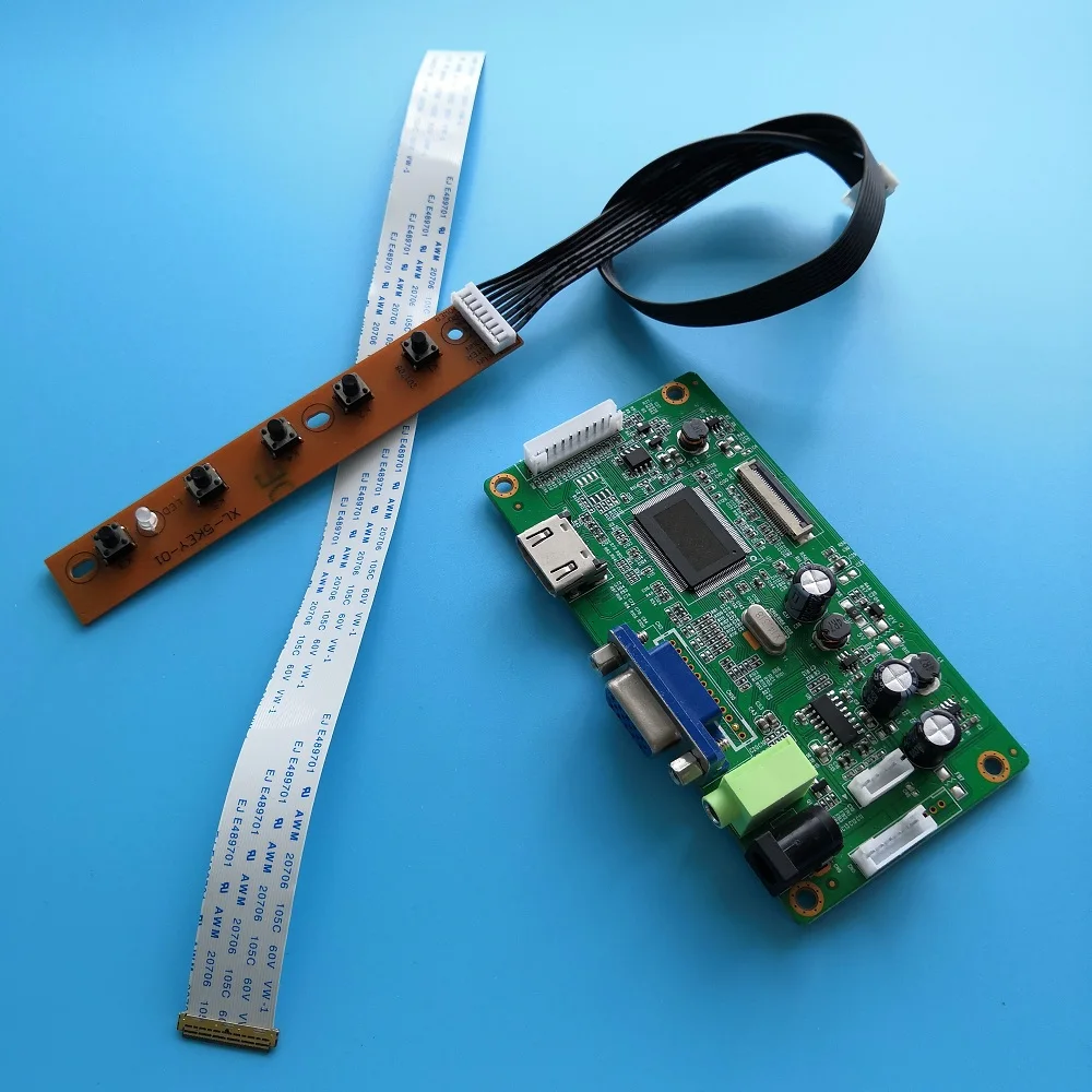 

for B156XTN01.1 Controller board 30Pin SCREEN display monitor 1366X768 LCD EDP KIT VGA DRIVER DIY 15.6"